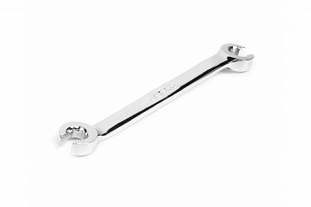 Накидной разрезной двусторонний ключ HORTZ 22х24 хром HOR 119695