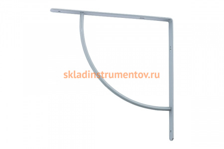 Арочный выгнутый кронштейн СИБРТЕХ 200х200х20 мм серый 94058