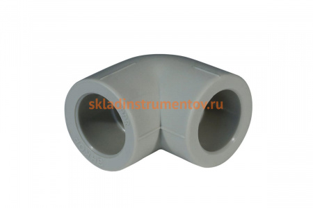 Уголок Энкор PPRC ф 25мм уг, 90 /100/600/ серый 44131