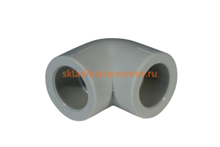 Уголок Энкор PPRC ф 25мм уг, 90 /100/600/ серый 44131