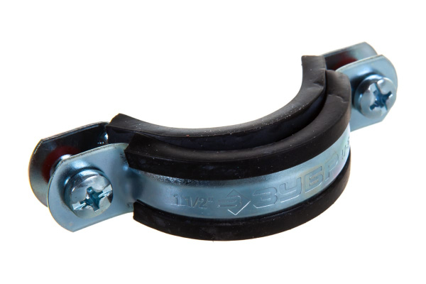 Трубный хомут с гайкой ЗУБР 1 1/2", 8штук, оцинкованный 37850-47-52