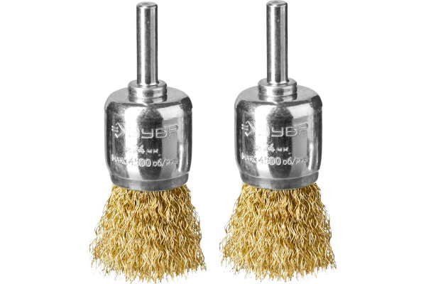 Набор щеток кистевых (2 шт; 0.3 мм; 24 мм) для дрели ЗУБР 35225-24-H2_z02