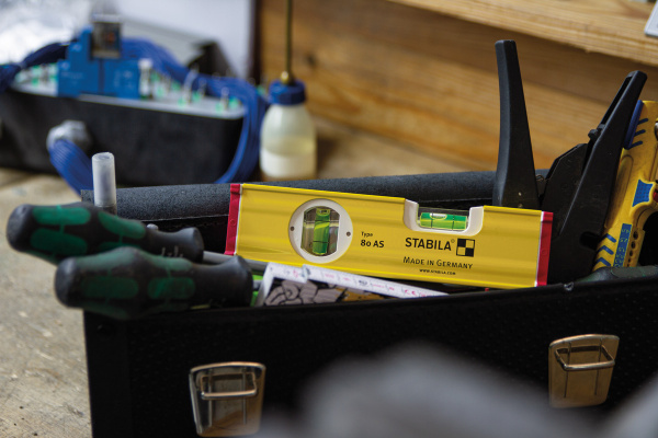 Уровень тип 80АS STABILA 20см 1верт., 1гориз.,точность 0,5мм/м 19565