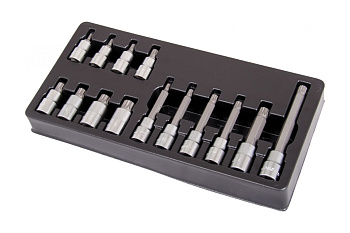 Набор торцевых головок Hans 1/2" со вставкой XZN Spline TT-458