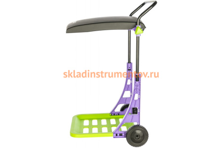 Тележка под мусорные пакеты с крышкой, 1 пакет в комплекте PALISAD 68933 Тележка под мусорные пакеты с крышкой, 1 пакет в комплекте PALISAD 68933