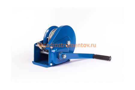 Ручная барабанная лебедка TOR ЛБ-1200 (BHW) г/п 0,5 т, длина троса 10 м 113054
