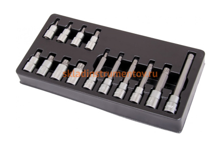 Набор торцевых головок Hans 1/2" со вставкой XZN Spline TT-458