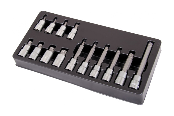 Набор торцевых головок Hans 1/2" со вставкой XZN Spline TT-458