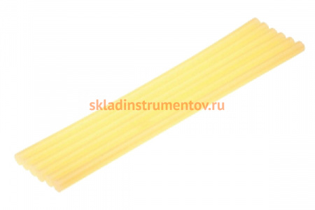 Стержень для термоклеящих пистолетов (12х300 мм; желтый) 6 шт. "ЭКСПЕРТ" Зубр 06858-12-1