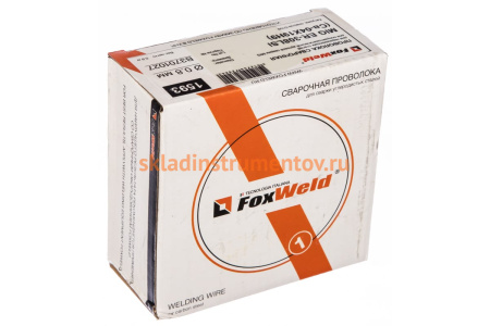 Проволока нержавеющая ER-308 LSi Св-04Х19Н9 (0.9 кг; 0.8 мм; D100) Foxweld 1593