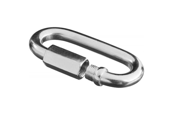 Винтовой карабин с муфтой ЗУБР 12 мм, 1 шт 304536-12 Винтовой карабин с муфтой ЗУБР 12 мм, 1 шт 304536-12