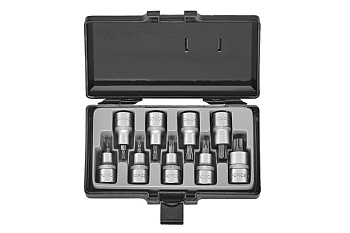 Набор головок-бит Torx 1/2", 9 шт. FORCE 4102