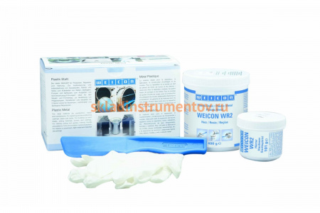 Эпоксидный композит пастообразный с минеральным наполнением, износоустойчивый 0,5 кг WEICON WR2 wcn10350005