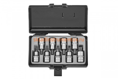 Набор головок-бит Torx 1/2", 9 шт. FORCE 4102