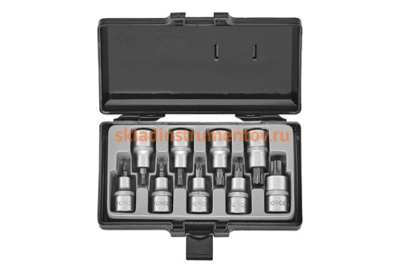 Набор головок-бит Torx 1/2", 9 шт. FORCE 4102