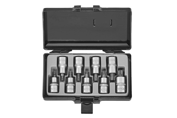 Набор головок-бит Torx 1/2", 9 шт. FORCE 4102