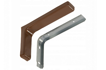 Кронштейн с декоративными накладками MFK-TORG коричневый L=180мм К-90