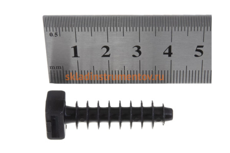 Дюбель под хомут-стяжку Зубр ДХС, 8 x 45 мм, 100 шт, нейлоновый, 30910-08