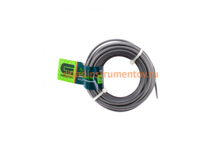 Леска для триммера звезда (2.4 мм; 15 м) армированная алюминием СИБРТЕХ 961975