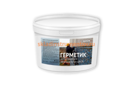 Герметик для межпанельных швов Бизон 4кг 904104