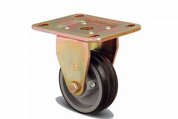 Колесо большегрузное обрезиненное неповоротное 150 мм MFK-TORG ED02-VBR-150