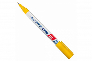 Маркер-краска с тонким наконечником Markal Pro-Line Micro, промышленный, 0,8 мм, жёлтый 96889