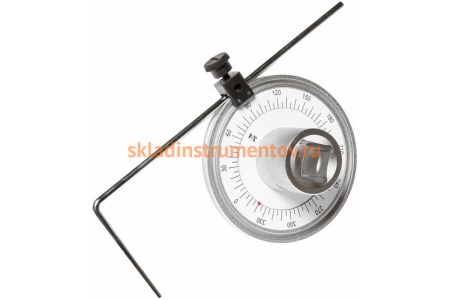 Доворотная шкала 3/4" 360град, длина 100мм, деление 5град. JTC-4740