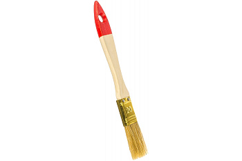 Плоская кисть, светлая щетина, деревянная ручка, 20мм Зубр УНИВЕРСАЛ-ОПТИМА 01099-020_z01