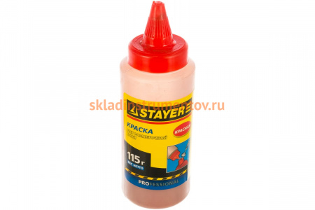 Красная краска для разметочной нити 115 г STAYER 2-06401-2_z01