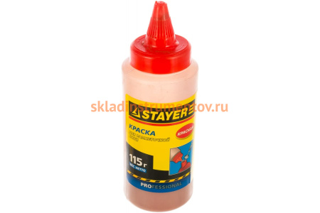 Красная краска для разметочной нити 115 г STAYER 2-06401-2_z01