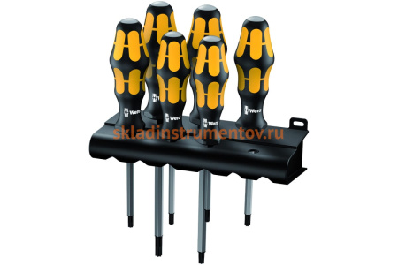 Набор отверток 977/6 SATZ 6TLG WERA WE-024410