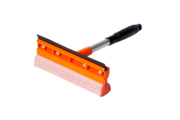 Щетка для мытья стекол Airline AB-M-04 с поролоном и водосгоном компактная 30 см