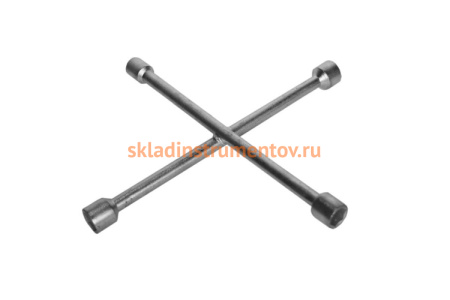 Баллонный ключ-крест SANTOOL 17х19х21х22 оцинкованный 031750-004