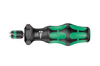 Ручка-держатель WERA 826 T Kraftform Turbo быстрозажимной патрон Rapidaptor, 1/4 x 146 мм WE-057480