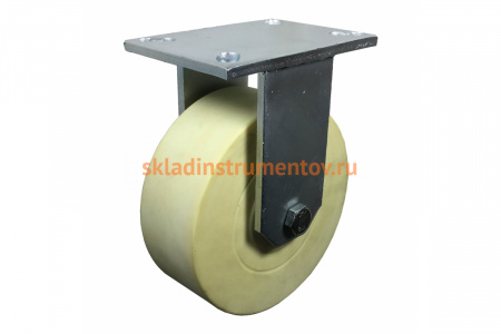 Колесо SUPER нейлоновое неповоротное 100 мм MFK-TORG 8040F-NY