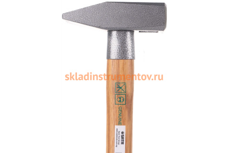 Слесарный молоток с деревянной рукояткой 1000гр Sata 92406
