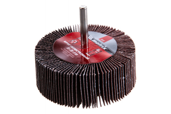 Круг лепестковый (80x30x6 мм; P150) для дрели MATRIX 74147