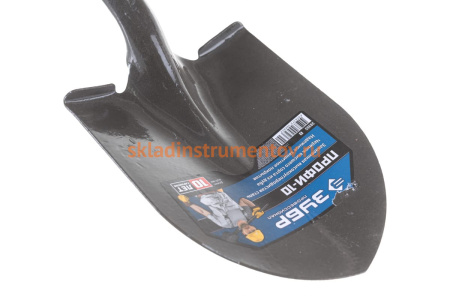 Автомобильная лопата, деревянный черенок, с рукояткой Зубр Профи-10 Профессионал 39355_z02