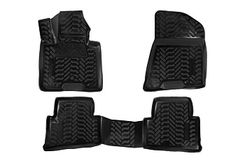 Ковры в салон Airline 3D с подпятником для Hyundai Tucson 15 4 шт. ACM-PS-38