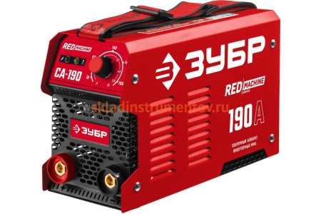 Инверторный сварочный аппарат Зубр 190 А, СА-190 Инверторный сварочный аппарат Зубр 190 А, СА-190