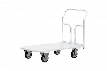 Тележка RUSKLAD платформенная оцинкованная ТП Ц 2 (600x900) d125мм