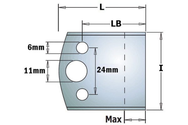 Комплект из 2-х бланкет SP 40x4 мм CMT 690.193