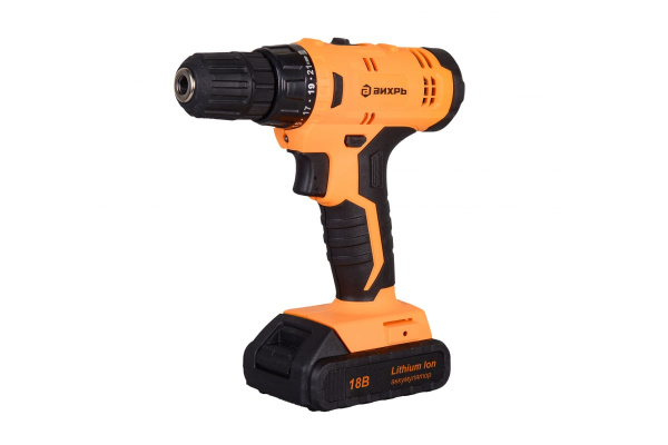 Аккумуляторная дрель-шуруповерт Вихрь ДА-18Л-2КА 72/14/25