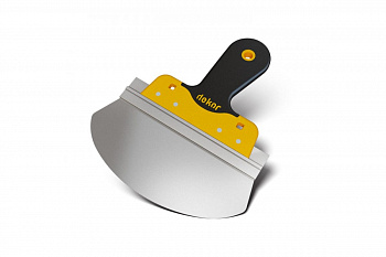 Шпатлевочная лопатка DEKOR HASSAN для ведра 20см, пластиковая ручка, DEKOR 1941