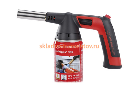 Горелка с пьезоподжигом и баллоном Мультигаз ROTHENBERGER ROFIRE 4 PIEZO Set 1000002360 Горелка с пьезоподжигом и баллоном Мультигаз ROTHENBERGER ROFIRE 4 PIEZO Set 1000002360