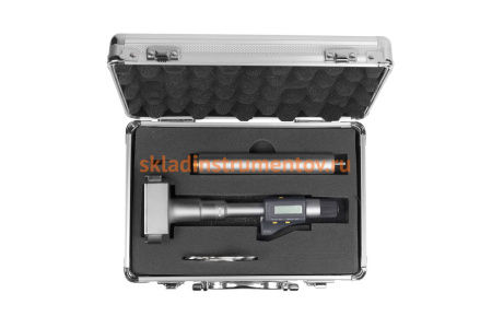 Микрометрический нутромер Micron 3-точечный, электронный, 87-100, 0,001, у/к МИК 42123