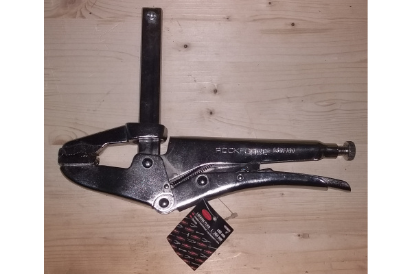 Гейферный зажим струбцинного типа 4 захват:0-100мм ROCKFORCE RF-660F100