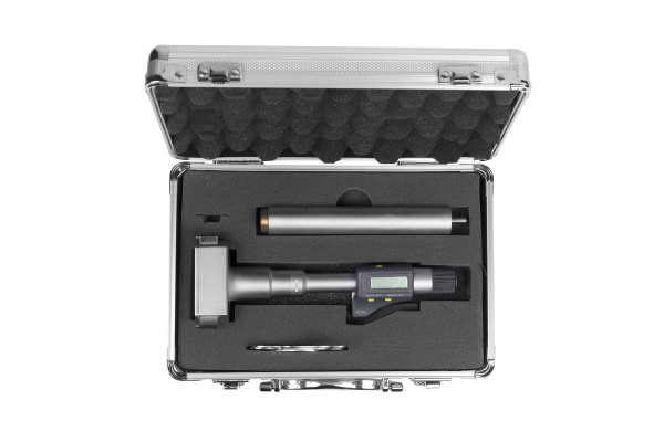 Микрометрический нутромер Micron 3-точечный, электронный, 87-100, 0,001, у/к МИК 42123