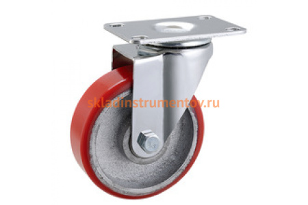 Колесо большегрузное полиуретановое поворотное Medium 125 мм MFK-TORG 1043125 M