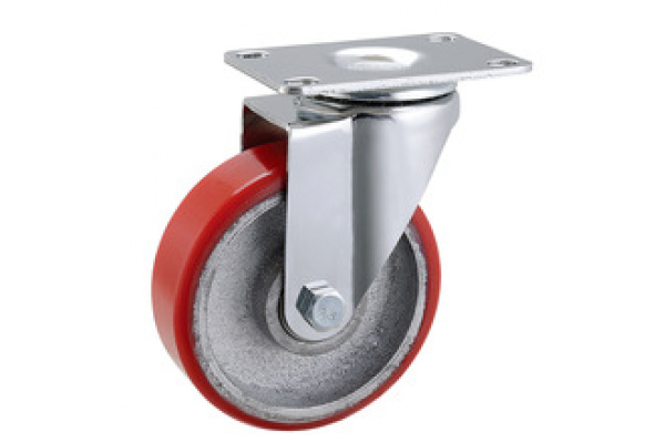 Колесо большегрузное полиуретановое поворотное Medium 125 мм MFK-TORG 1043125 M